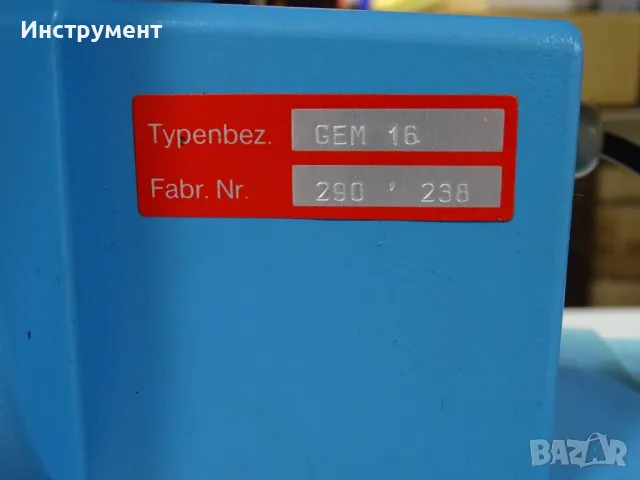 Агрегатна пробивна глава SUHNER SU matic GEM 16 Unit-Pulley Drive 0.75kW, снимка 3 - Резервни части за машини - 49027406