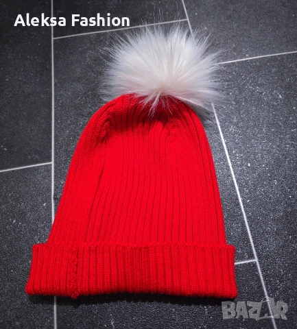 Alessa Sweet Disguise Шапка От Плетиво - Червена, снимка 4 - Шапки - 53014118