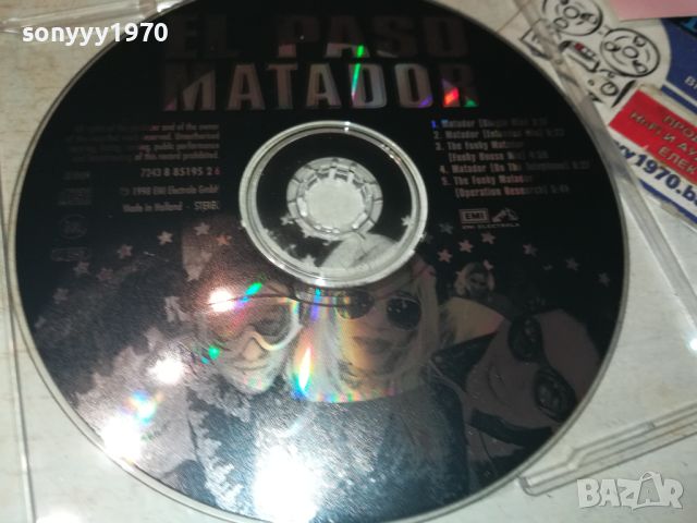 EL PASO MATADOR-CD ВНОС GERMANY 0707241215, снимка 7 - CD дискове - 46499666