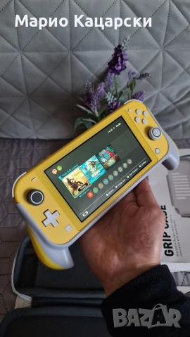 Nintendo switch lite като нова с подарък , снимка 3 - Nintendo конзоли - 53855792