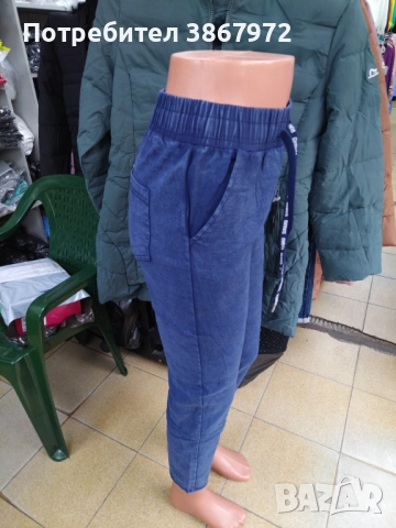 Дамски дънков клин-панталон , снимка 4 - Панталони - 52430339