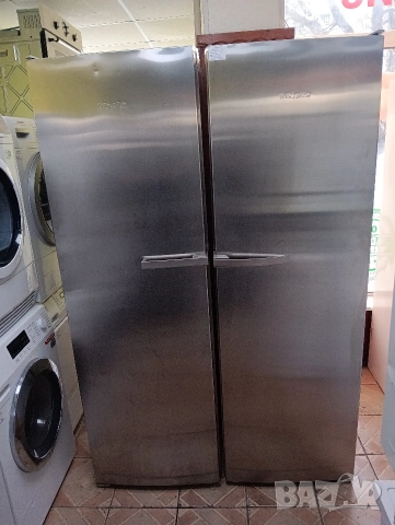 Комплект огромни иноксова фризер и хладилник Миеле Miele Made in Germany 2 години гаранция!