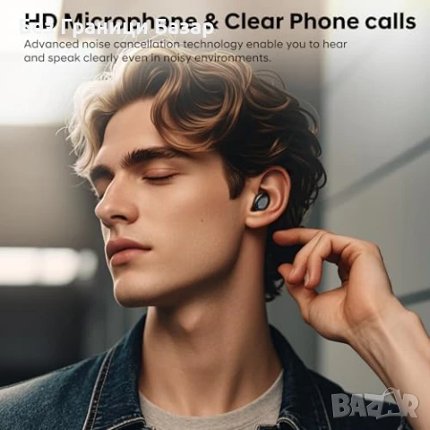 Нови Bluetooth 5.4 Безжични Слушалки HiFi Бас + IPX5 + 20ч Възпроизвеждане, снимка 6 - Bluetooth слушалки - 50636848