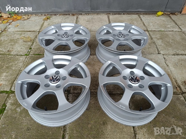 Алуминиеви джанти 16 ' 5x112 VW AUDI SEAT SKODA / Фолксваген 57,1 ЕТ33, снимка 3 - Гуми и джанти - 52379837
