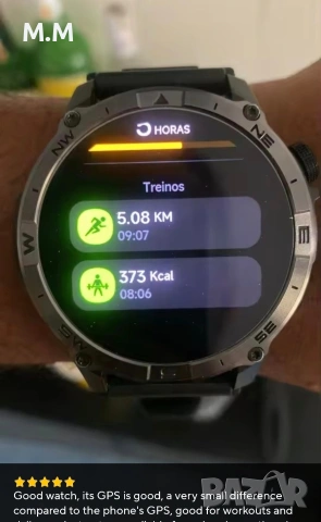 Смарт часовник Zeblaze Stratos 2 Plus, 1.43" AMOLED, GPS + BDS, водоустойчив , снимка 11 - Смарт часовници - 53480296