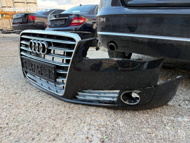 Предна броня Audi A8 D4 Ауди А8, снимка 4 - Части - 51987219