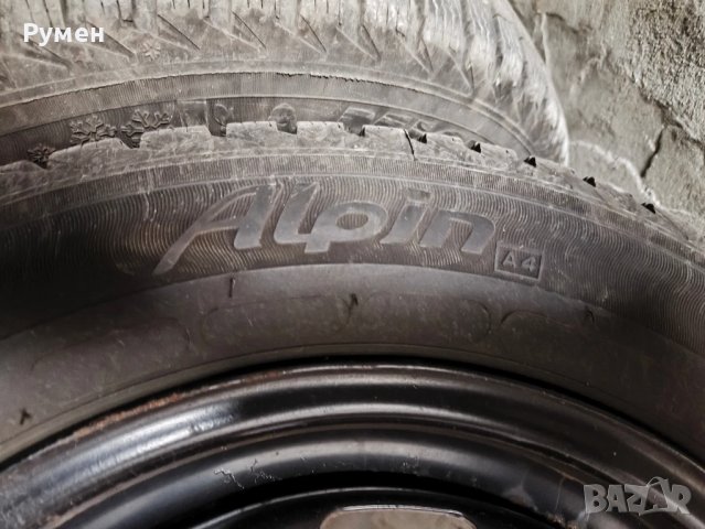 Гуми Michelin Alpin 14 ц. с джанти за Wv груп 5/100, снимка 11 - Гуми и джанти - 51063089
