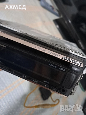 Alpine CDE-125BT 50x4 wats Bluetooth USB AUX, снимка 8 - Ресийвъри, усилватели, смесителни пултове - 52752480