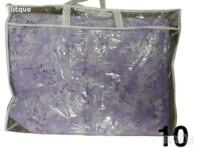 100% ПАМУК Комплект олекотен юрган " завивка " с чаршаф и две калъфки ХАСЕ 100% ПАМУК, снимка 3 - Спално бельо - 52775645