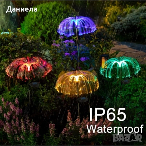 Комплект соларни лампи за градина, снимка 5 - Соларни лампи - 53337468