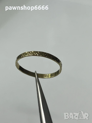 Златна халка 8 карата 1 грам, снимка 8 - Пръстени - 53314773