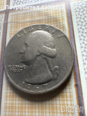 Продавам монета 1967 United States Washington Quarter