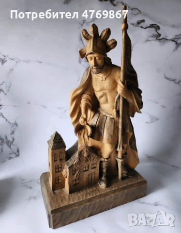 Масивна дървена статуя , снимка 3 - Декорация за дома - 53959243