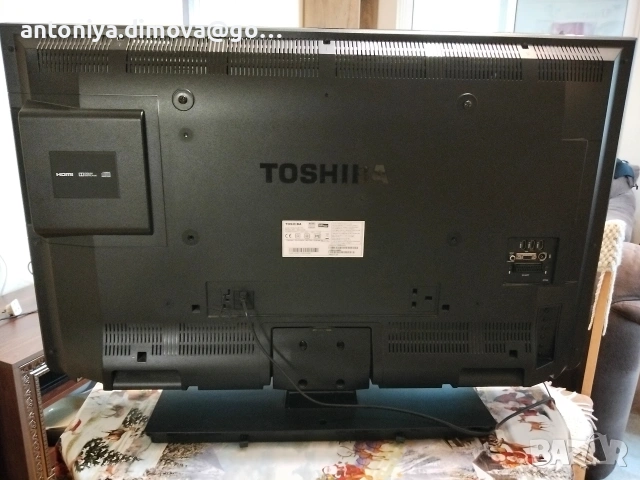 Телевизор Toshiba 40 инча комбо с ДВД плеър, снимка 2 - Телевизори - 53242790