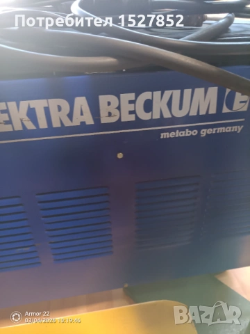 Професионално телоподаващо Elektra BECKUM TYP 170/TL COMBI -TURBO MIG/MAG, снимка 8 - Други инструменти - 53703054