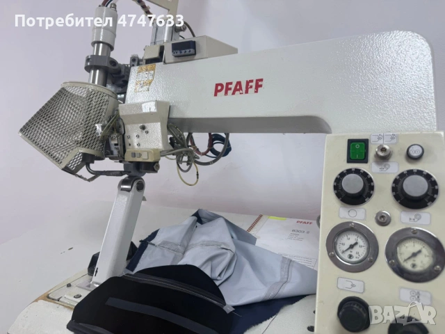 Машина за подлепване на шевове PFAFF 8303, снимка 2 - Други машини и части - 53615628
