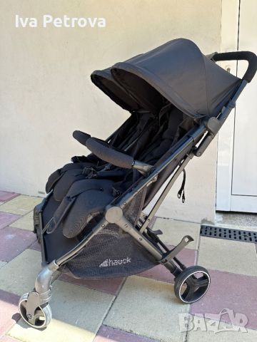Лятна количка за близнаци Hauck Swift X Duo Black, снимка 2 - Детски колички - 45142134