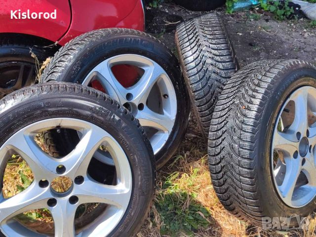 Mercedes Джанти с гуми MICHELIN  7.5JX16H2 5x112 ET45, снимка 2 - Гуми и джанти - 46364207