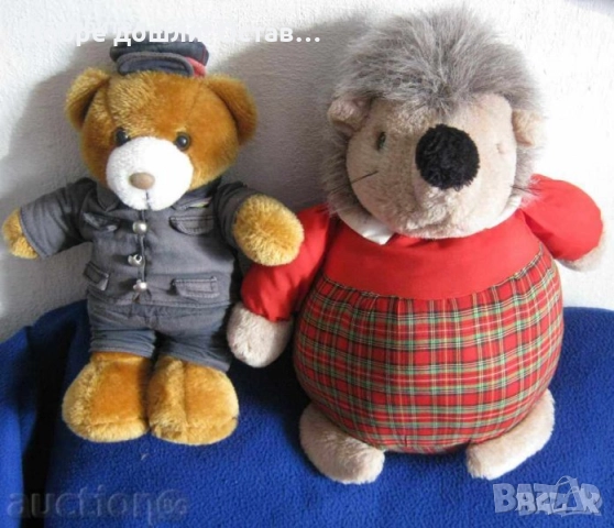 Няколко мечета, с дрехи Мече стара плюшена играчка има и висящо, таралеж, снимка 16 - Колекции - 29124689