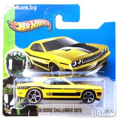 Колекционерска количка Hot Wheels 08 Dodge Challenger SRT8