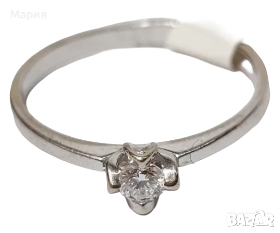 ЗЛАТЕН ПРЪСТЕН С ДИАМАНТ 