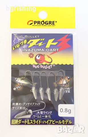 Джиг глава Bug-Bullet Inazuma Dart, снимка 2 - Такъми - 45435852