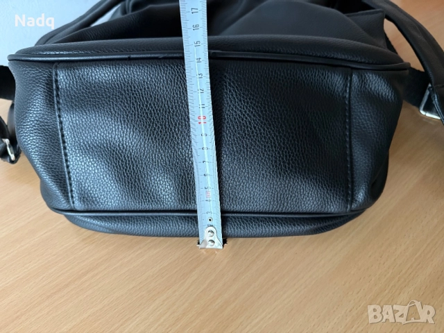 Мъжка кожена раница Andrews – като нова!, снимка 8 - Раници - 51988976