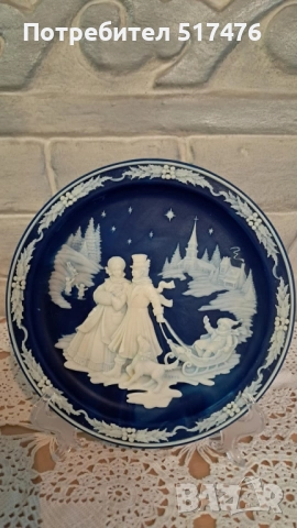 Колекционерски 3d чинии "Коледни камеи" , снимка 9 - Колекции - 52264506