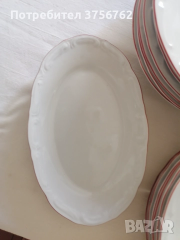 Продавам комплект релефни чинии от соца, снимка 4 - Чинии - 51838840