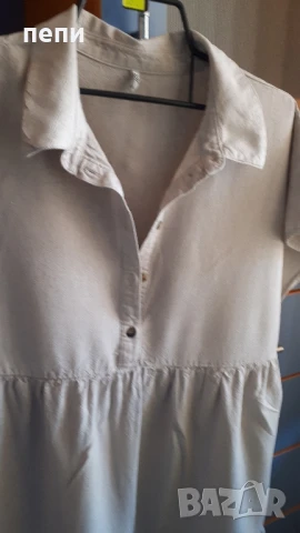 Уникална рокля от лен-42 размер, снимка 2 - Рокли - 50726713