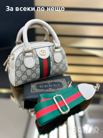 Gucci Дамска Чанта Гучи - Налични Различни Цветове Код D2047, снимка 5 - Чанти - 49396253