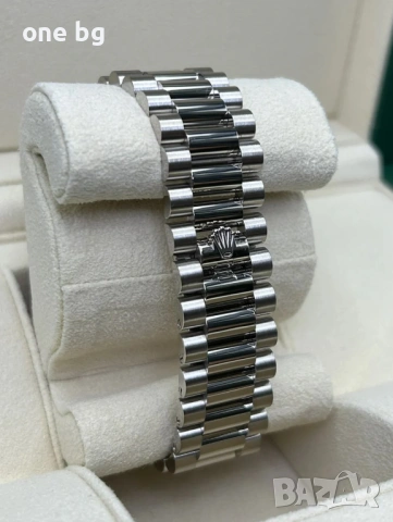 Rolex Day Date President White Gold Black , снимка 8 - Мъжки - 53789379