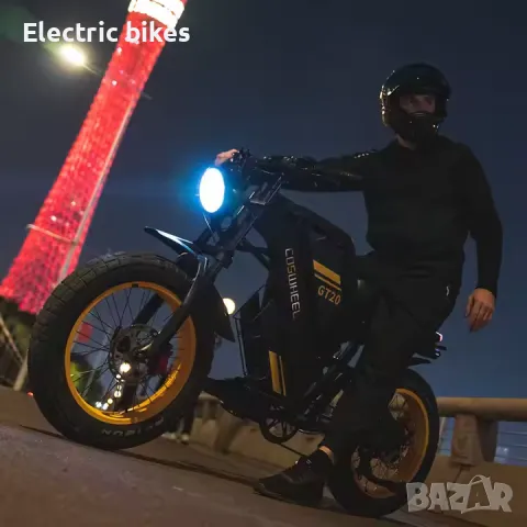 Coswheel GT20 MAX – Електрически Мото Стил Велосипед 60V, 2000W, 40Ah, снимка 4 - Велосипеди - 49866589