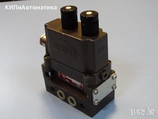 пневматичен разпределител HERION 25507E74 Solenoid Valve 24VDC G1/8, снимка 9 - Резервни части за машини - 47789804