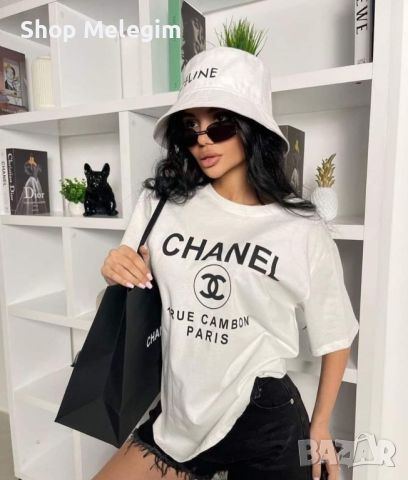 Chanel дамска тениска , снимка 1 - Тениски - 45799057