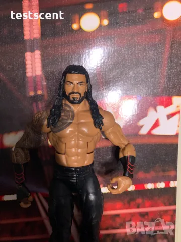 Екшън фигура WWE Roman Reigns Роман Рейнс ELITE SERIES Bloodline mattel figure елит, снимка 8 - Колекции - 48938000