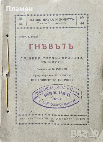 Гневътъ Теодоръ Рибо /1929/