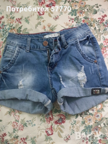Дамски къси дънкови панталони