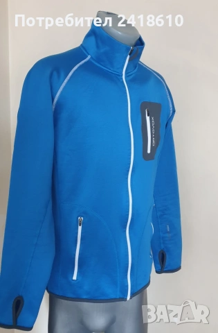 ORTOVOX Merino Inside Stretch Full Zip Mens Size L ОРИГИНАЛ! Мъжко горнище с цял цип - тик яке!, снимка 2 - Спортни дрехи, екипи - 53668746