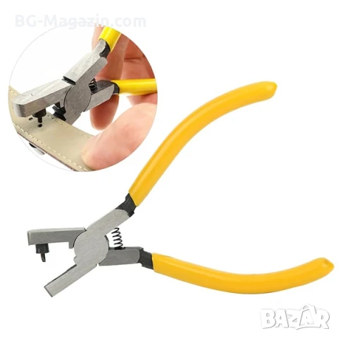 Професионални часовникарски клещи за пробиване на каишки за часовници инструмент регулиране смяна, снимка 4 - Клещи - 50976149