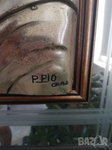 барокова сребърна картина от Италия 48,5/55, снимка 5 - Картини - 52714527