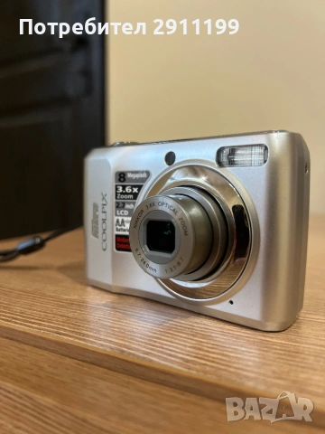 Фотоапарат Nikon 8 Mp, снимка 2 - Фотоапарати - 53392769