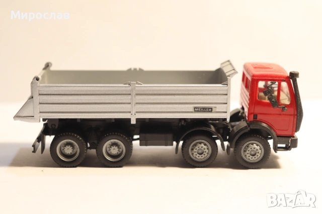 HERPA H0 1/87 MERCEDES ГОНДОЛА САМОСВАЛ КАМИОН МОДЕЛ, снимка 5 - Колекции - 53154659