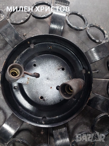 Плафониера от ковано желязо-ф 40см, снимка 2 - Други - 54040935