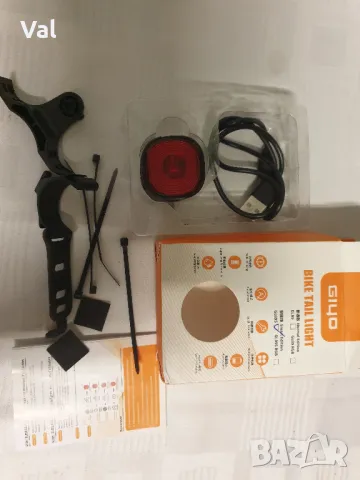 Giyo GL09S Smart Light- Интелигентна задна светлина , снимка 8 - Части за велосипеди - 50407685