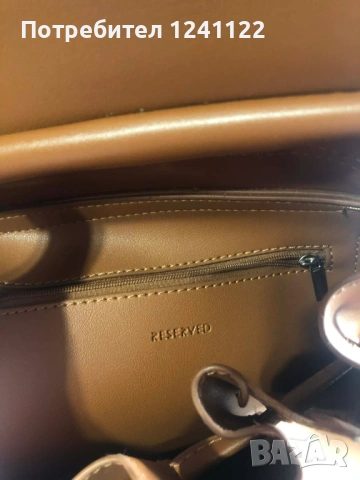 Раница дамска кафява кожа, снимка 5 - Раници - 53931814
