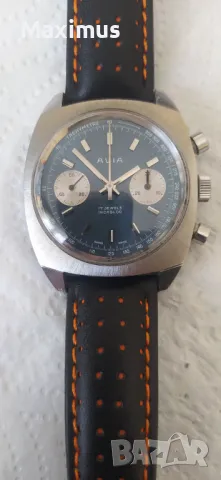 AVIA Chronograph Valjoux 7733, снимка 8 - Мъжки - 49261818