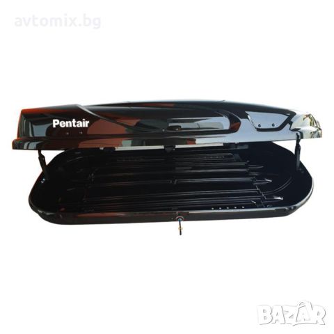 Автобокс багажник Pentair 450L, черен гланц, снимка 4 - Аксесоари и консумативи - 45204430