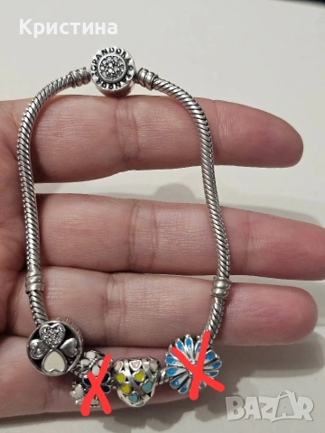 Сребърни талисмани тип Пандора