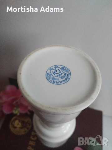 Видинска ваза- костен порцелан , снимка 4 - Вази - 52190311